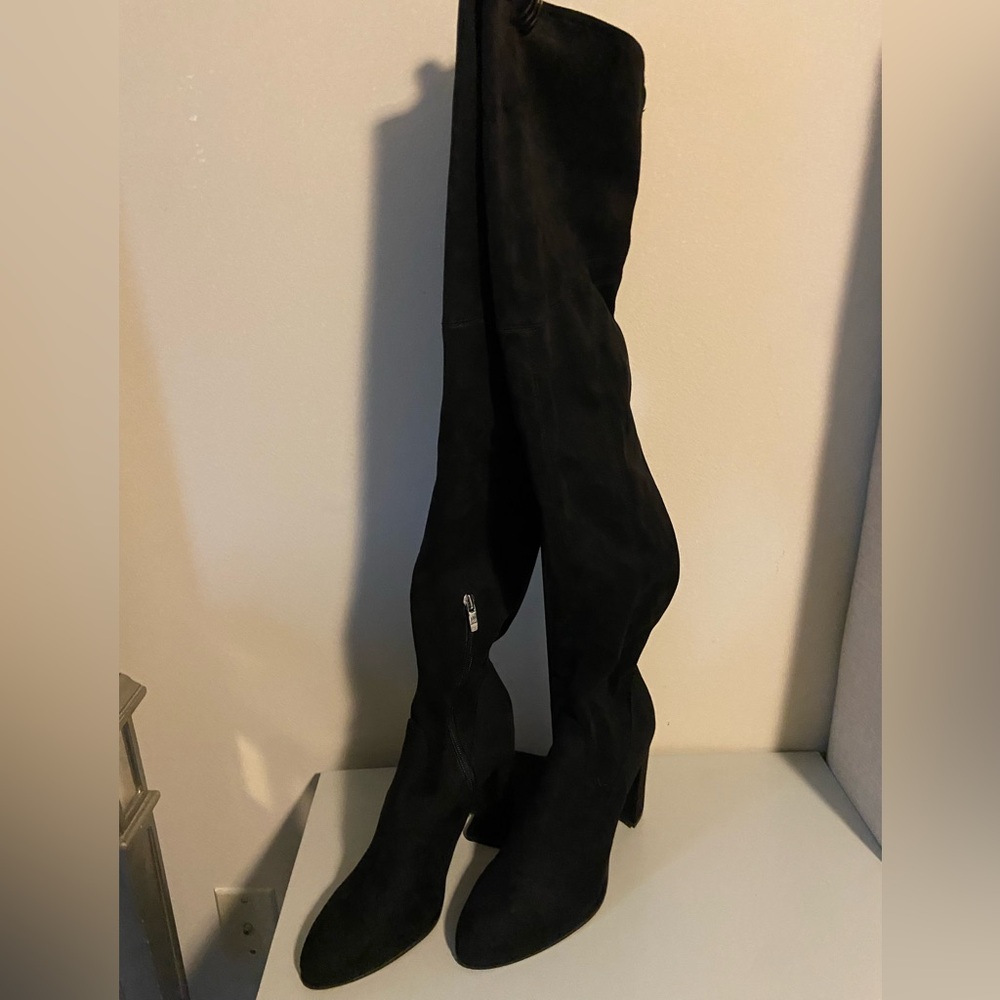 Marc Fisher Black Thigh High Boots
